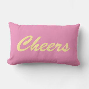 Cheers on Pink - Outdoor Outdoor Cushion