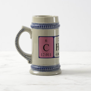 Cheers periodic table word mug
