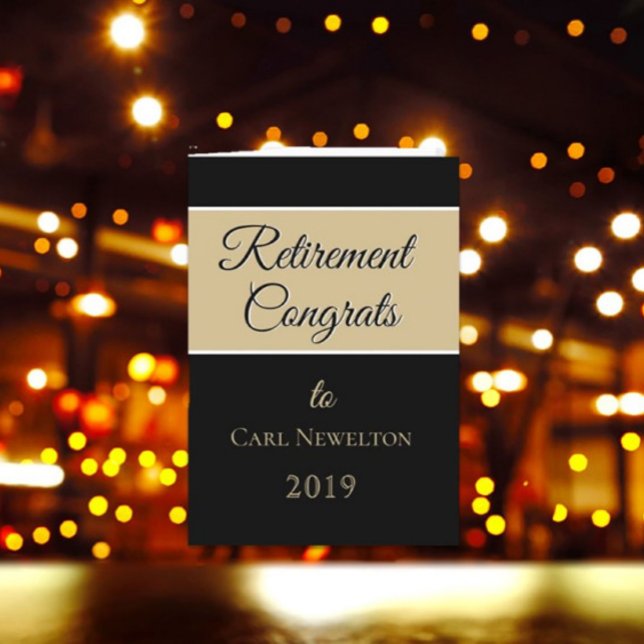 Cheers, retiree! Perfect, custom Retirement  card (Creator Uploaded)