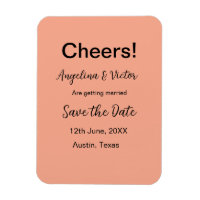 Cheers save the date simple minimal modern elegant