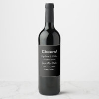 Cheers save the date simple minimal modern elegant