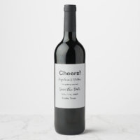 Cheers save the date simple minimal modern elegant