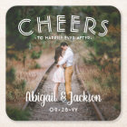 Cheers Simple Photo Modern Picture Wedding Favours