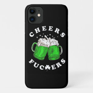 Cheers St Patricks Day Beer Drinking Funny Case-Mate iPhone Case
