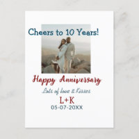 Cheers to 10 Years happy anniversary add photo dat