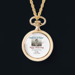 Cheers to 10 Years happy anniversary add photo dat Watch<br><div class="desc">Design for couple love</div>