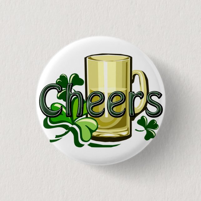 Cheers To 2009 Irish Celebration 3 Cm Round Badge (Front)