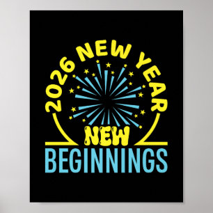 Cheers To 2026 Happy New Year Party Beginnings Pre Poster
