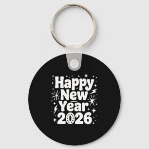 Cheers To 2026 Happy New Year Party  Key Ring