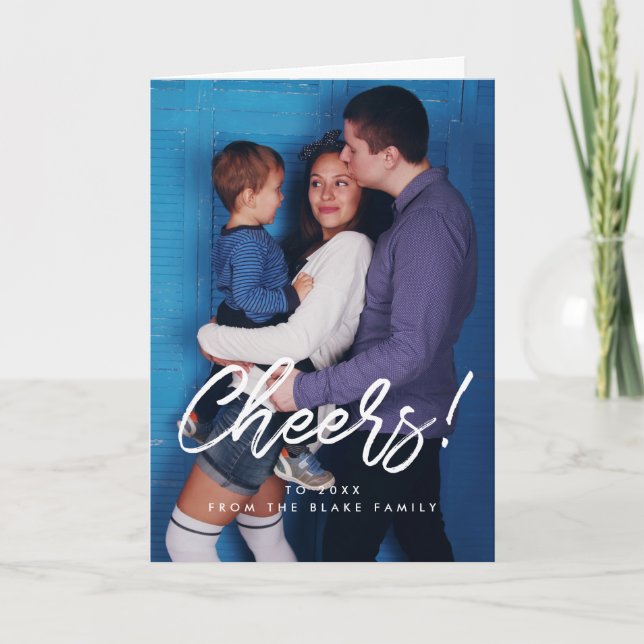 Cheers to 2026 New Year Holiday Card (Front)