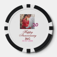 Cheers to 20 Years happy anniversary add photo dat