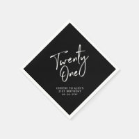 Cheers to 21 | Modern Adult 21st Birthday Party