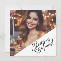 Cheers to 25 Years Birthday Party Celebration