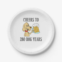 Cheers To 280 Dog Years 40th Birthday