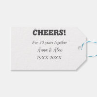 Cheers to 30 years together anniversary add name d