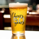 Cheers to 50 Years 50th Birthday party Glass<br><div class="desc">This design was created through digital art. It may be personalised by clicking the customise button and changing the colour, adding a name, initials or your favourite words. Contact me at colorflowcreations@gmail.com if you with to have this design on another product. Purchase my original abstract acrylic painting for sale at...</div>