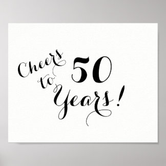 Cheers to 50 Years Poster
