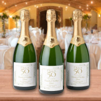Cheers To 50 Years Wedding Anniversary Greenery