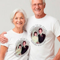 Cheers to 50th Wedding Anniversary Custom Photo