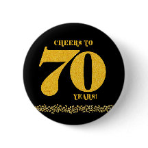 Cheers to 70 Years Birthday 70th YR OLD