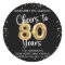 Cheers to 80 Years Birthday Return Address