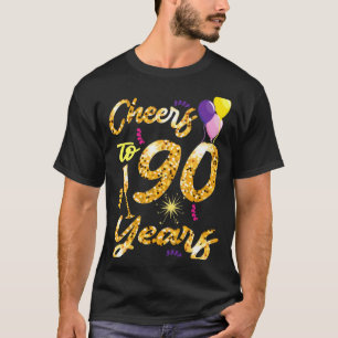 Cheers To 90 Years 1931 90th Birthday Celebration T-Shirt