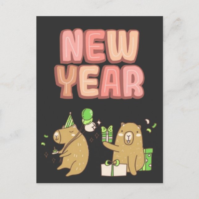 Cheers to a Fresh Start! Postcard (Front)