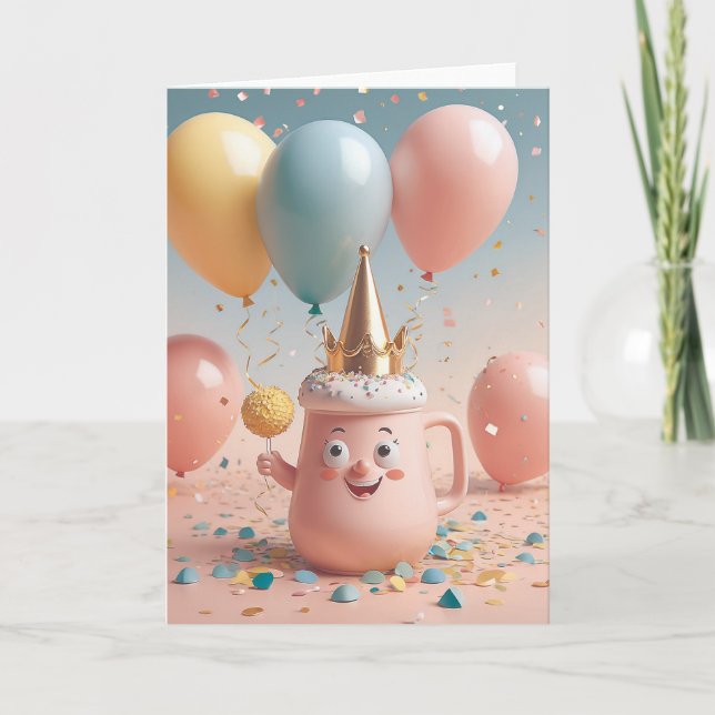 Cheers to Another Year of Life Card (Front)
