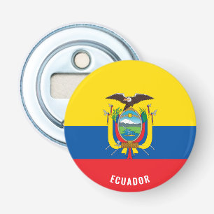 Cheers to Ecuador! Splendid Patriotic Bottle Opener