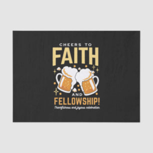 Cheers to Faith & Fellowship - Oktoberfest Tissue Paper