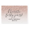 Cheers to Forty Years Pink Glitter 40th Birthday C