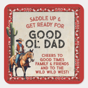 Cheers To Good Ol' Dad Sticker