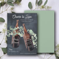 Cheers to Love Greenery Beer Bridal Shower
