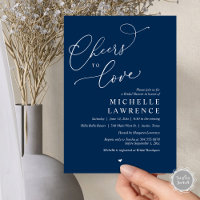 Cheers to love, Romantic Bridal Shower Party