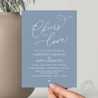 Cheers to love, Romantic Couples Shower Party