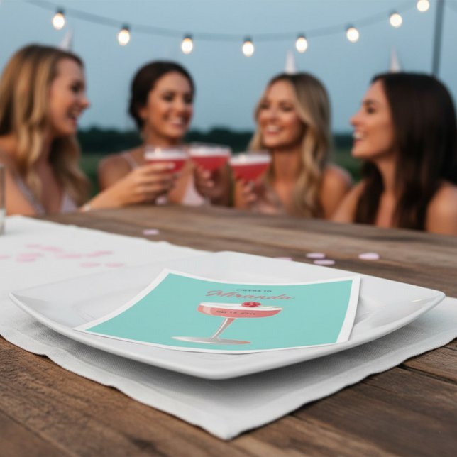 Cheers to [Name] Personalized Party Napkins (Creator Uploaded)