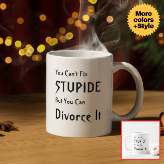 Cheers to New Beginnings! Customisable Divorce Mug