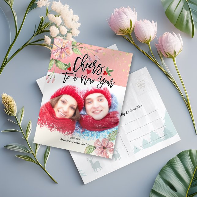 Cheers to New Year Holiday Seasonal Greeting Photo (Creator Uploaded)