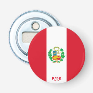 Cheers to Peru! Splendid Patriotic Bottle Opener