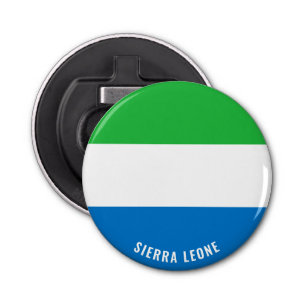 Cheers to Sierra Leone! Splendid Patriotic Bottle Opener