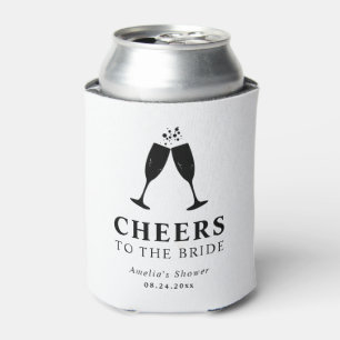 Cheers to the Bride Brunch & Bubbly Bridal Shower Can Cooler