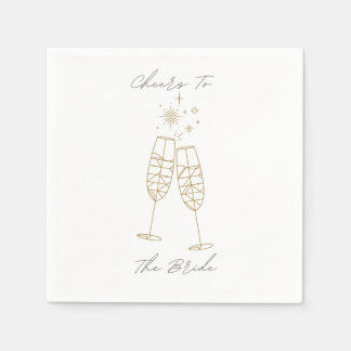 Cheers To The Bride Napkin