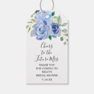 Cheers to the future Mrs bridal shower champagne Gift Tags