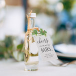 Cheers To The Future Mrs. Wine Bridal Shower Gift Tags<br><div class="desc">Enhance your wine-themed bridal shower with the "Cheers To The Future Mrs. Wine Bridal Shower Gift Tags, " featuring watercolor wine leaves and a cup of pink wine. Whether hosting a wine-themed bridal shower, a winery party, or a wine-tasting celebration, these tags add an elegant touch to your bridal shower...</div>