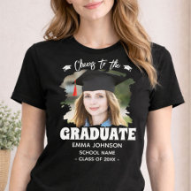 Cheers to the Graduate Custom Photo Name Family