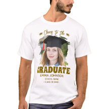 Cheers to the Graduate Custom Photo Name Family