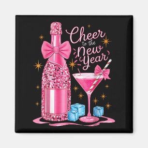 Cheers To The New Year 2026 Champagne New Years Ev Magnet
