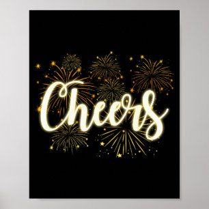 Cheers To The New Year 2026 Happy New Years Eve Pa Poster