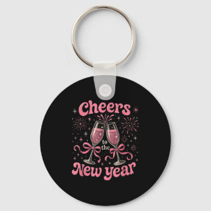 Cheers To The New Year 2026 Nk Celebration Gift  Key Ring