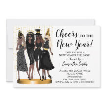 Cheers to the New Year Glitter Girls Night out